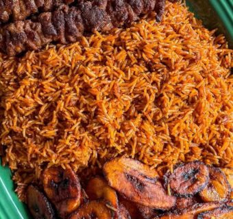 Nigerian jollof rice in UK