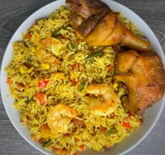 Prawn Fried Rice + Turkey