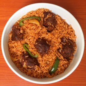 Village Jollof Rice + Beef